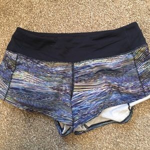 COPY - Size 2 Lulu Lemon Speed up shorts 2’5